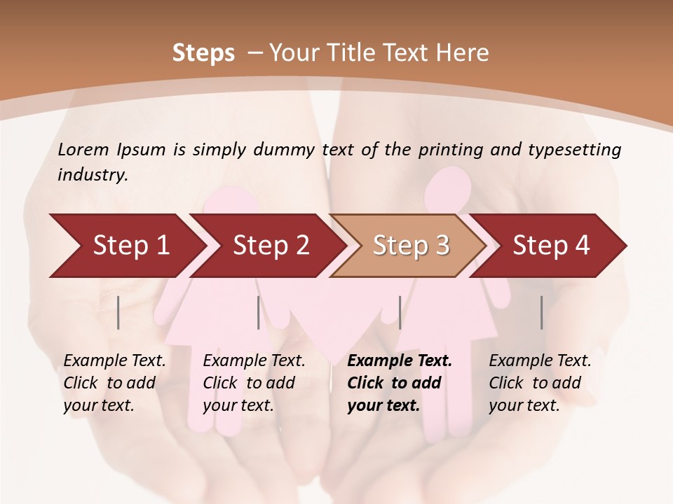 Downtown City Illustration PowerPoint Template