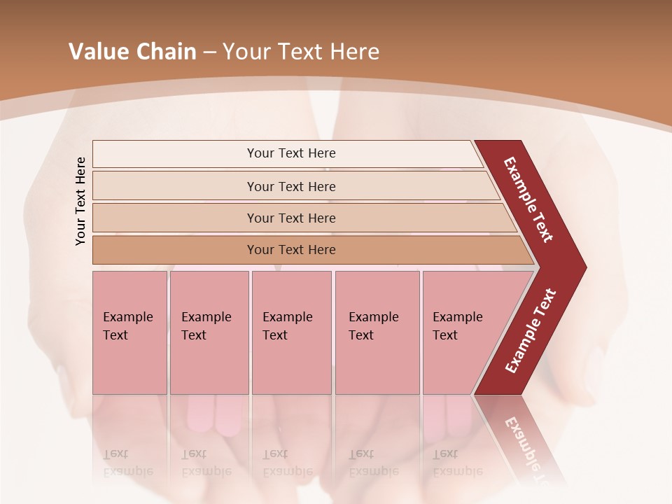 Downtown City Illustration PowerPoint Template