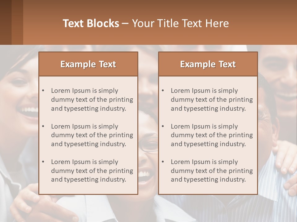 Background Downtown Shape PowerPoint Template