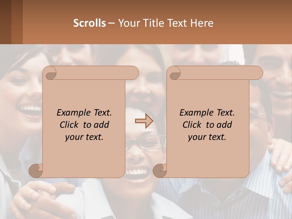 Background Downtown Shape PowerPoint Template