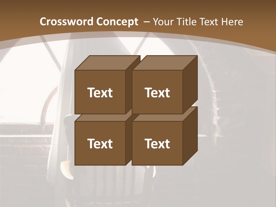 Cityscape Tall Globe PowerPoint Template