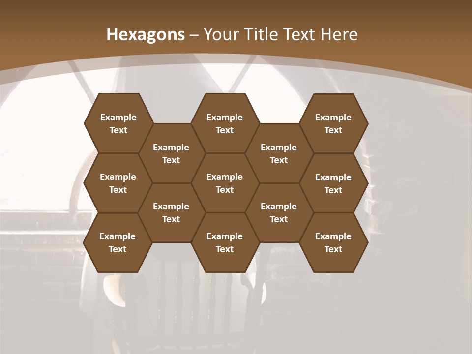 Cityscape Tall Globe PowerPoint Template