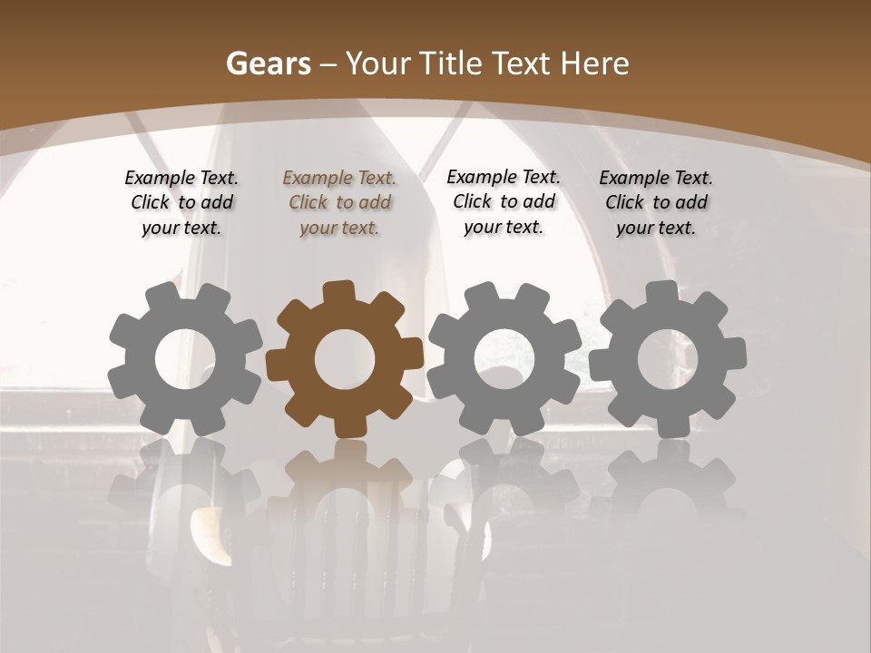 Cityscape Tall Globe PowerPoint Template