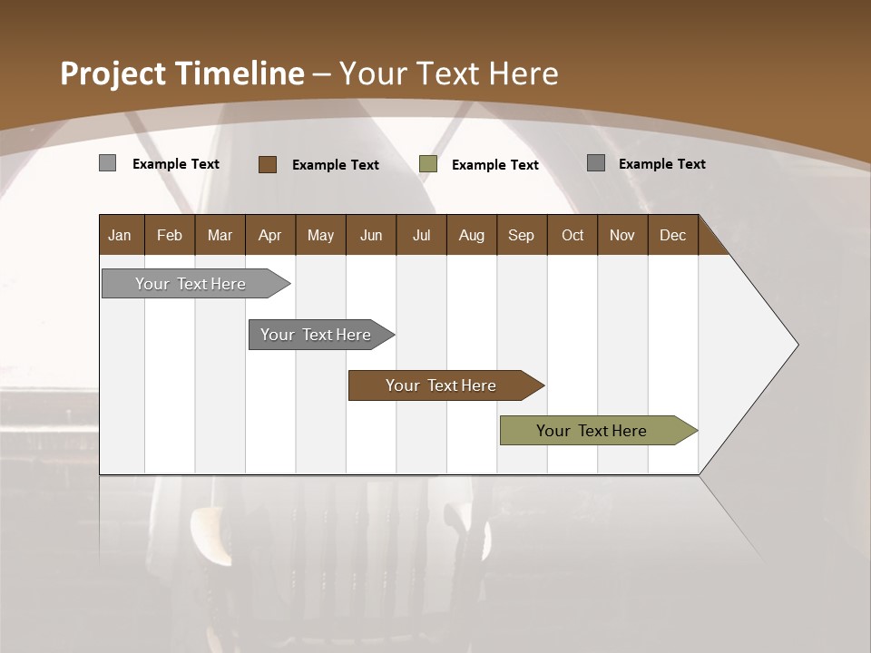 Cityscape Tall Globe PowerPoint Template