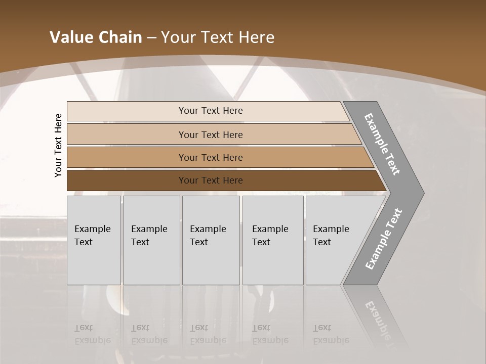 Cityscape Tall Globe PowerPoint Template