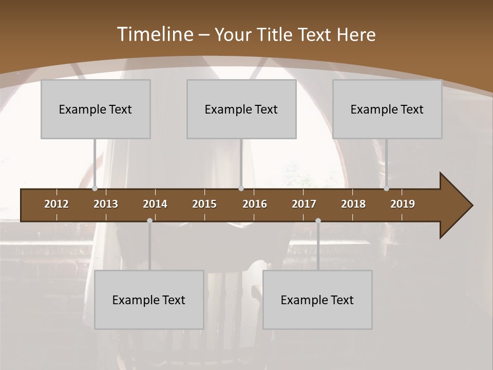 Cityscape Tall Globe PowerPoint Template