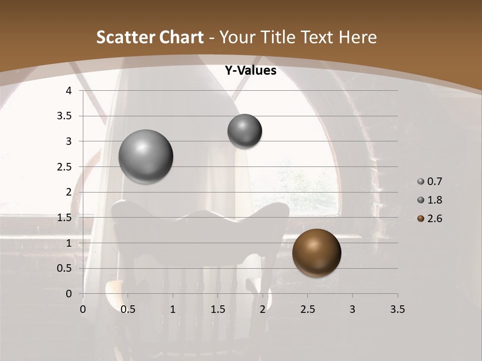 Cityscape Tall Globe PowerPoint Template