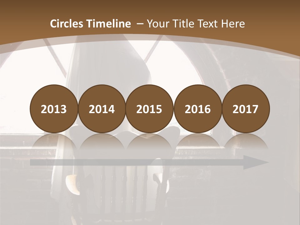 Cityscape Tall Globe PowerPoint Template