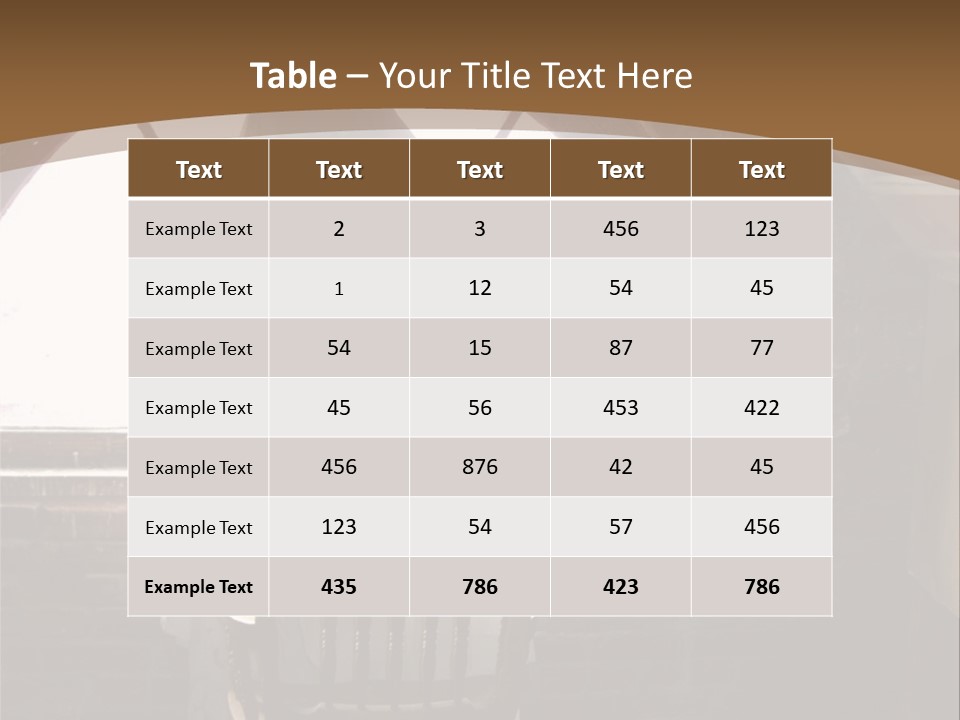Cityscape Tall Globe PowerPoint Template