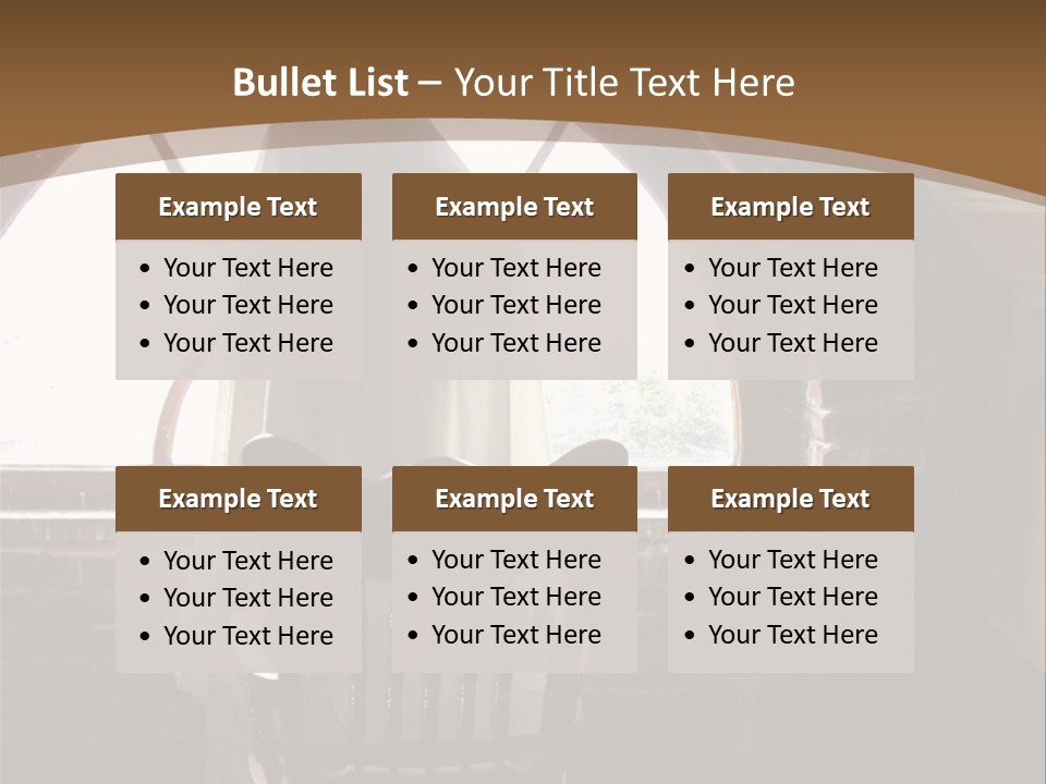 Cityscape Tall Globe PowerPoint Template