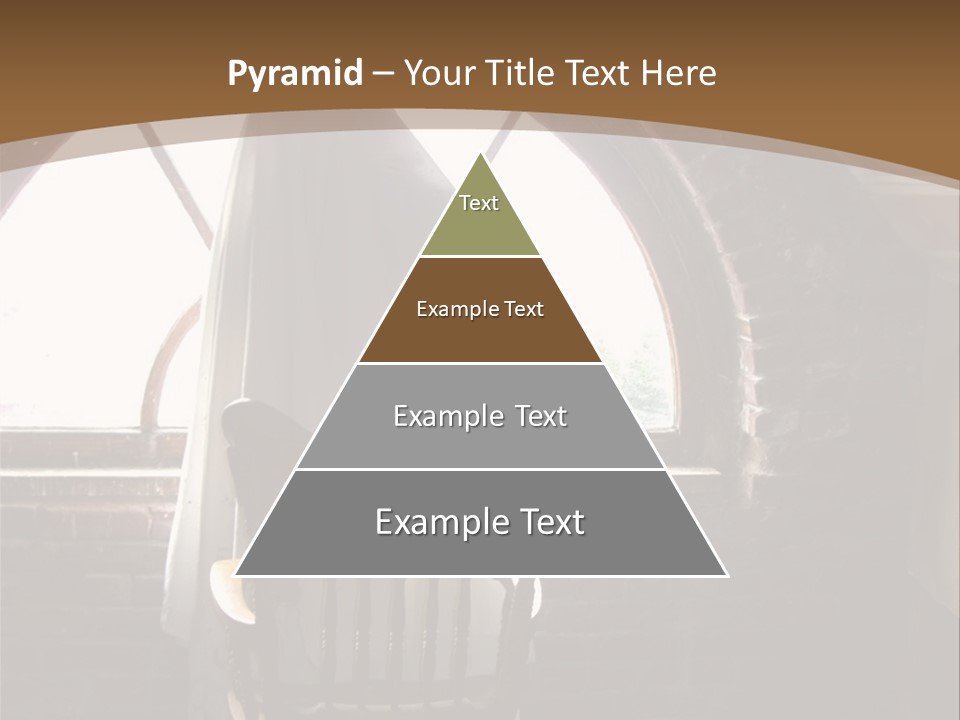 Cityscape Tall Globe PowerPoint Template