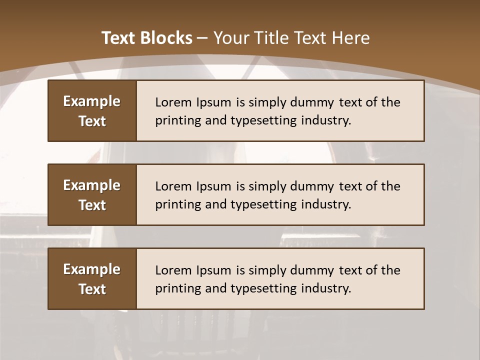 Cityscape Tall Globe PowerPoint Template