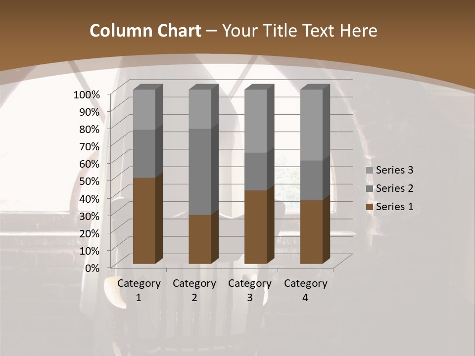 Cityscape Tall Globe PowerPoint Template