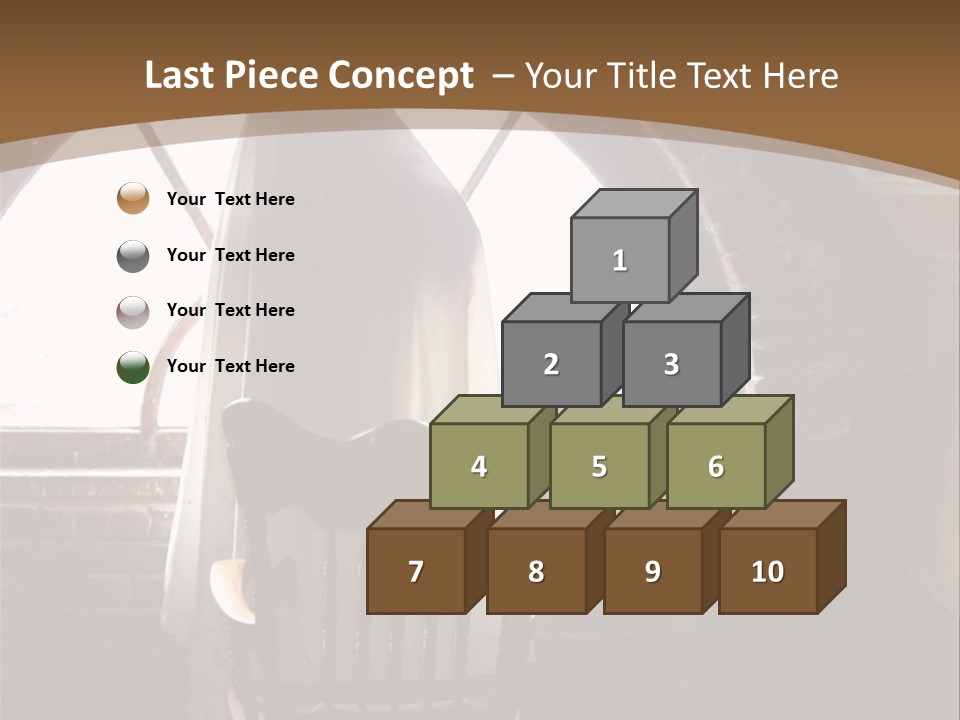 Cityscape Tall Globe PowerPoint Template