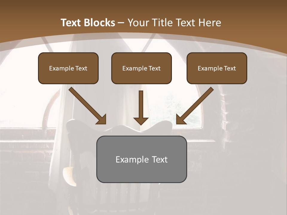 Cityscape Tall Globe PowerPoint Template