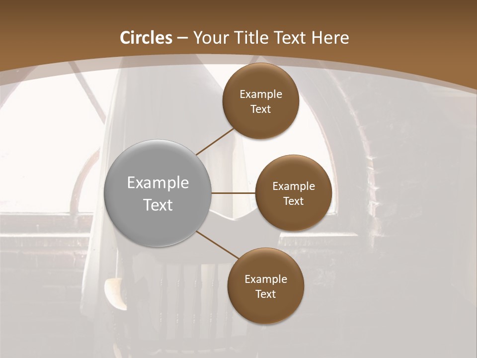 Cityscape Tall Globe PowerPoint Template