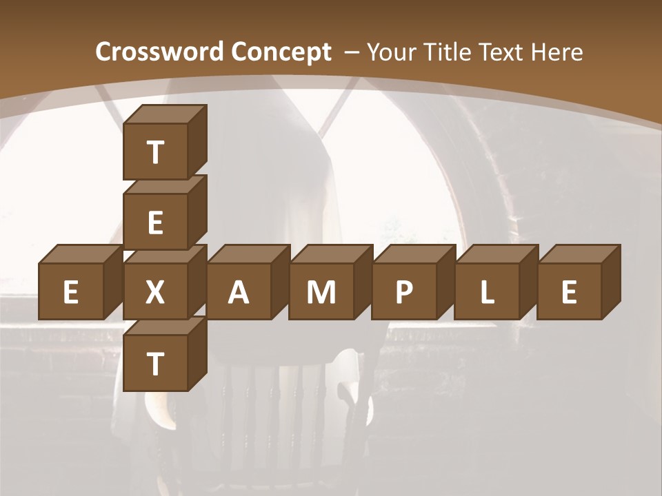 Cityscape Tall Globe PowerPoint Template