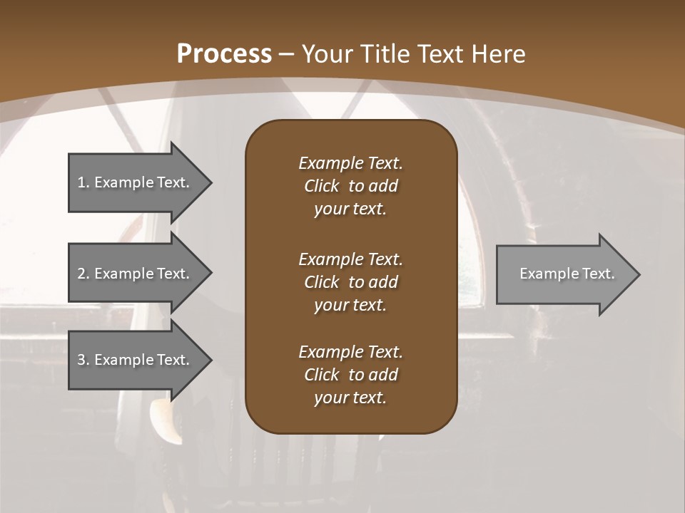 Cityscape Tall Globe PowerPoint Template