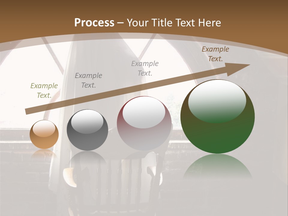 Cityscape Tall Globe PowerPoint Template