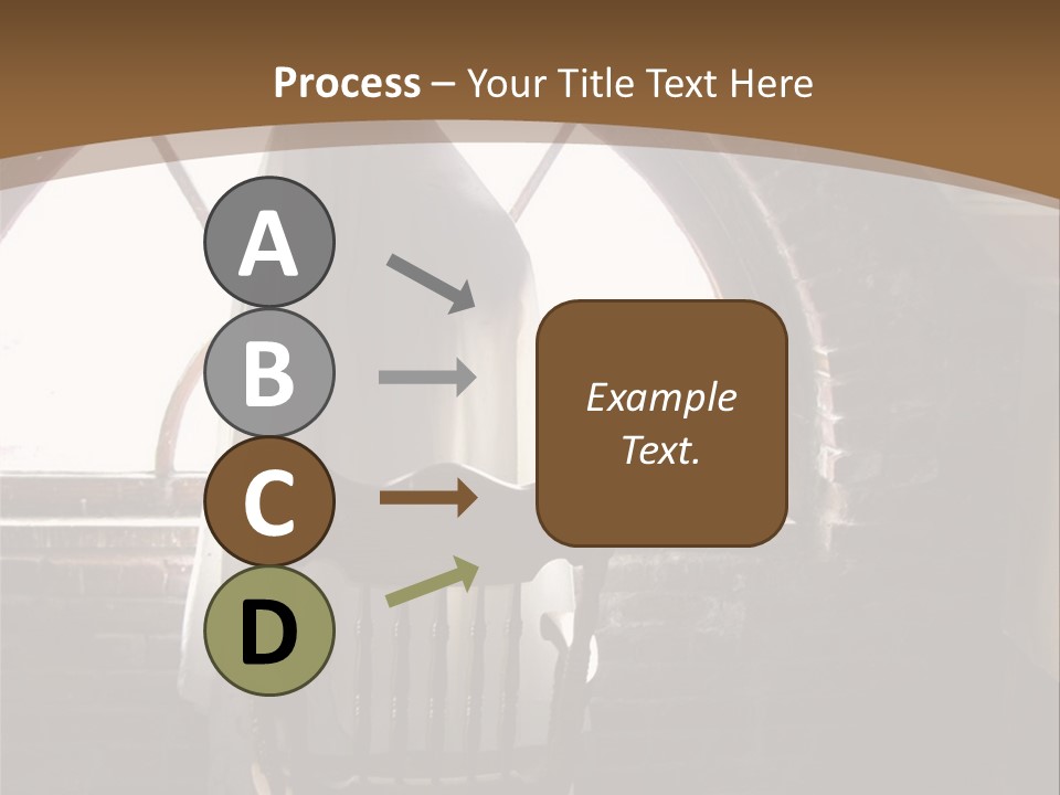 Cityscape Tall Globe PowerPoint Template