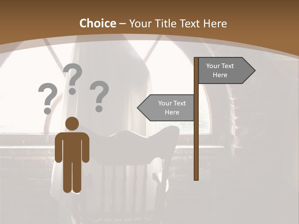 Cityscape Tall Globe PowerPoint Template
