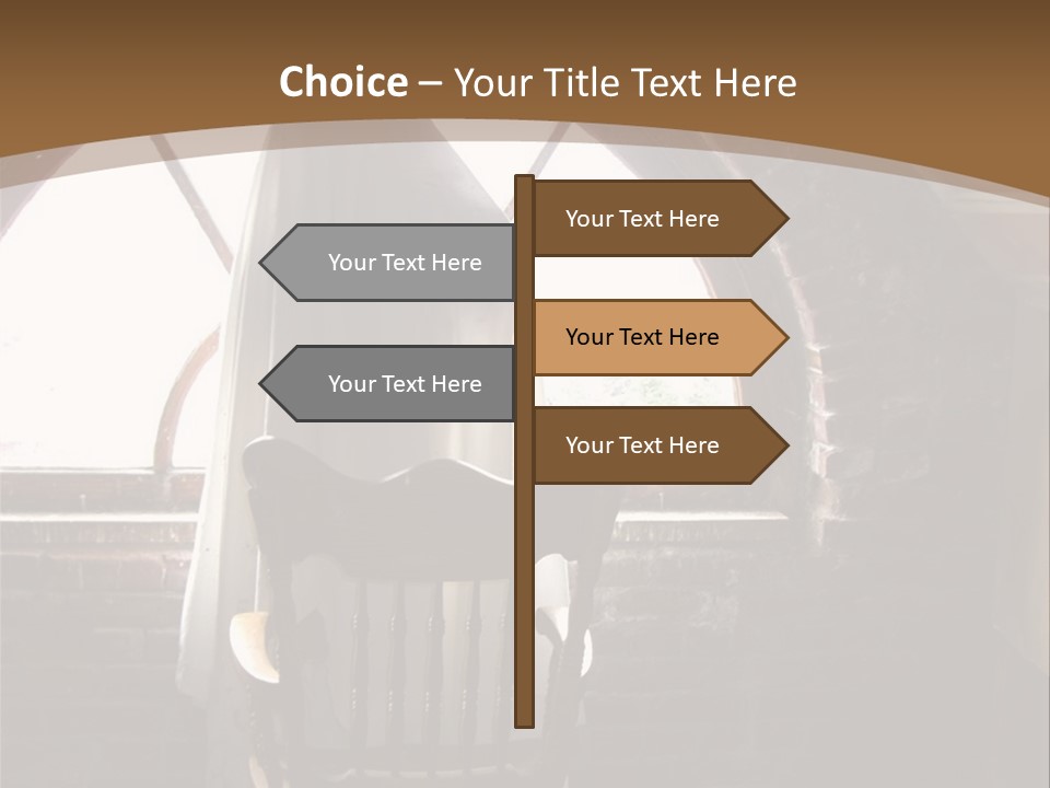 Cityscape Tall Globe PowerPoint Template