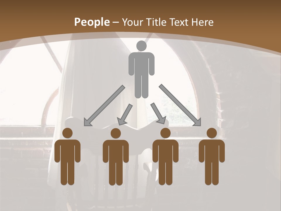 Cityscape Tall Globe PowerPoint Template