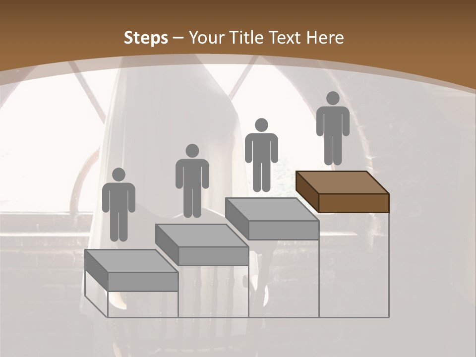 Cityscape Tall Globe PowerPoint Template