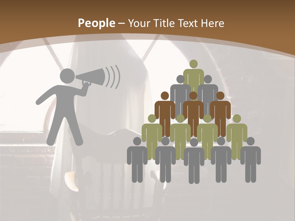 Cityscape Tall Globe PowerPoint Template