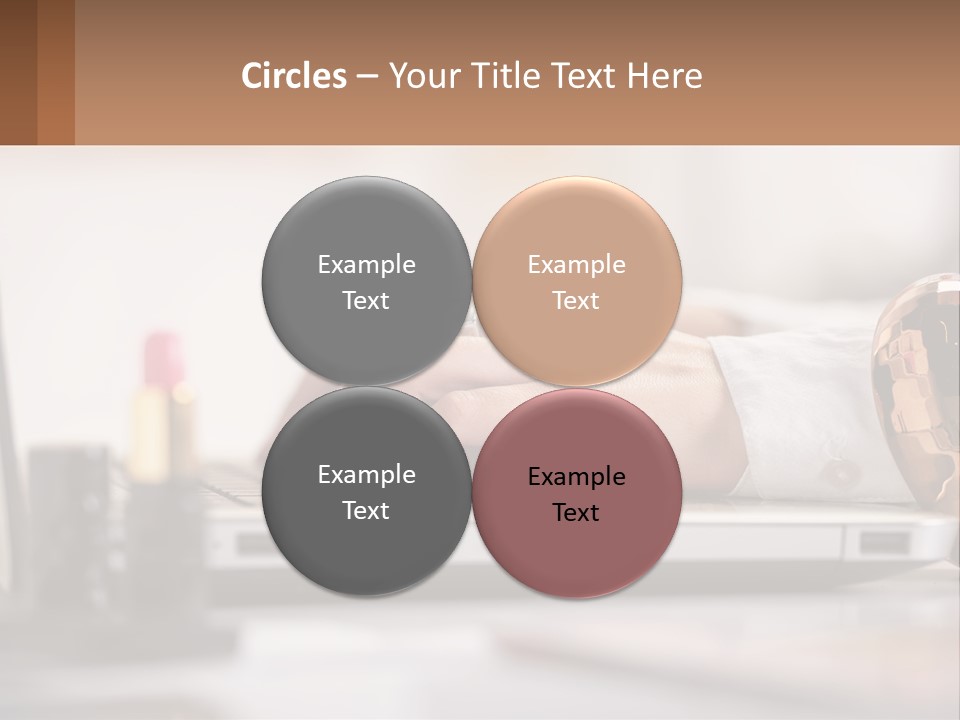 Illustration House Cityscape PowerPoint Template