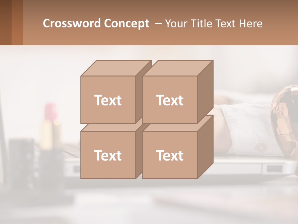 Illustration House Cityscape PowerPoint Template