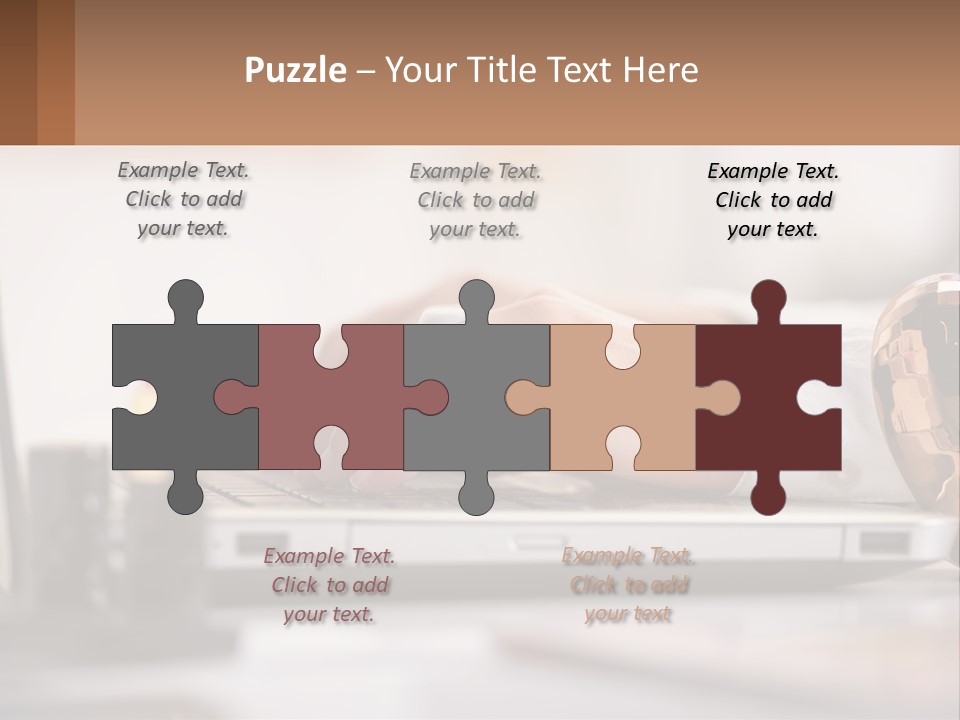 Illustration House Cityscape PowerPoint Template