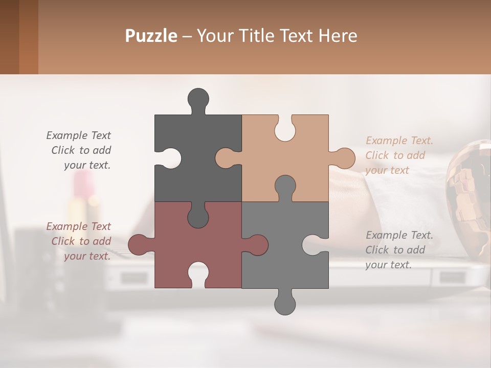 Illustration House Cityscape PowerPoint Template