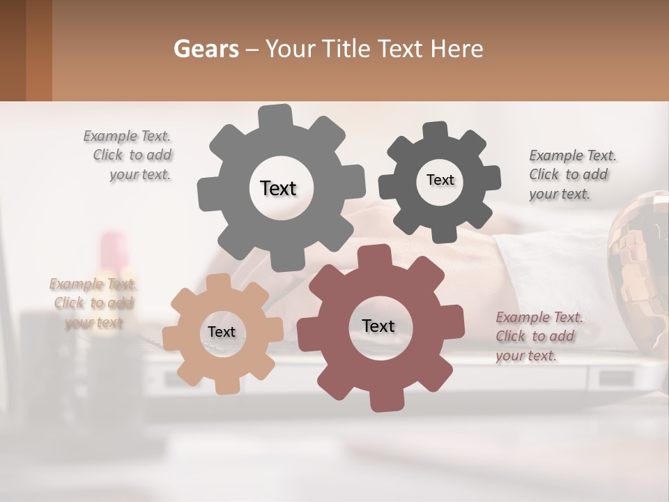 Illustration House Cityscape PowerPoint Template