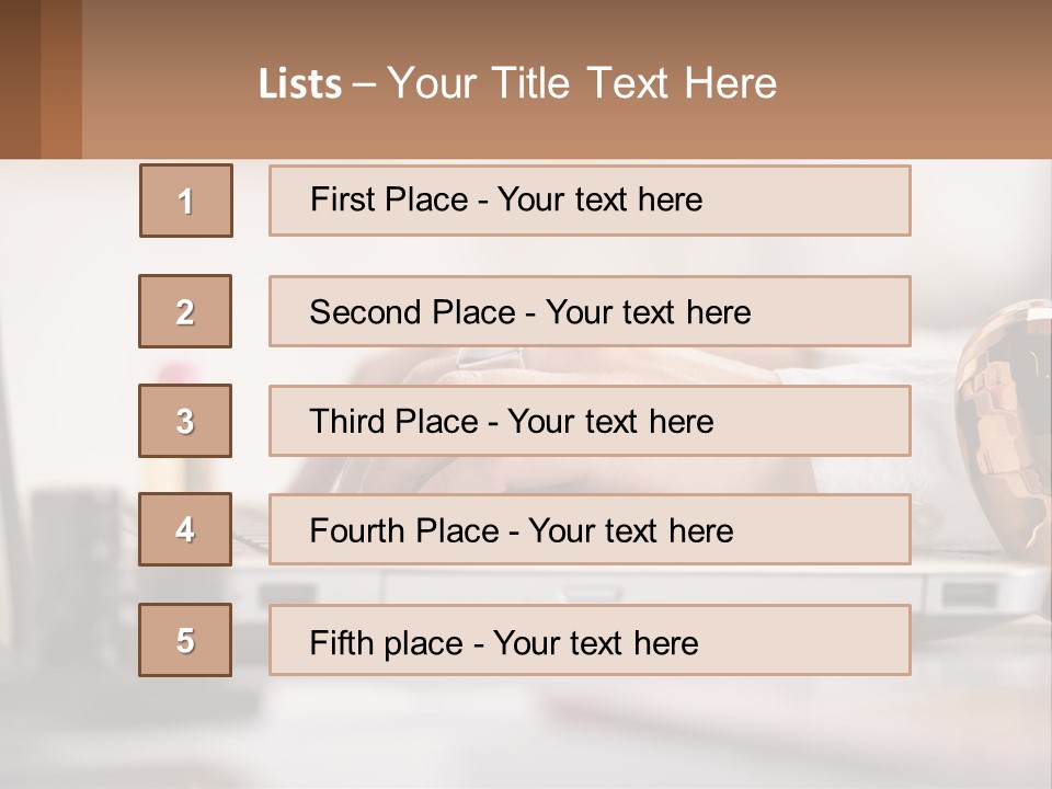 Illustration House Cityscape PowerPoint Template