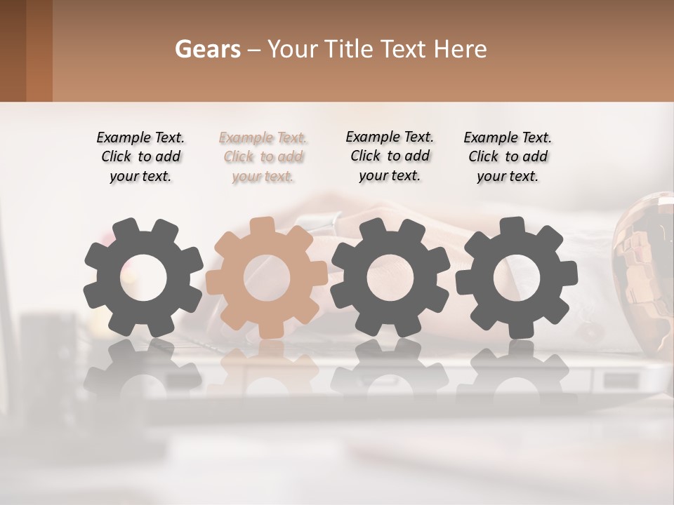 Illustration House Cityscape PowerPoint Template