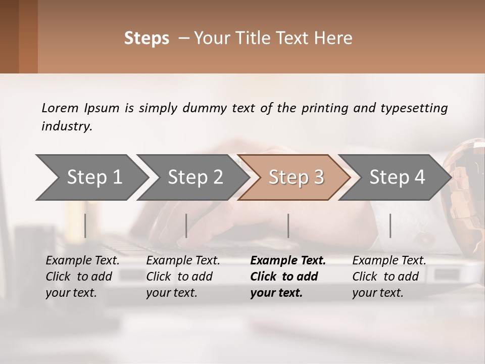 Illustration House Cityscape PowerPoint Template