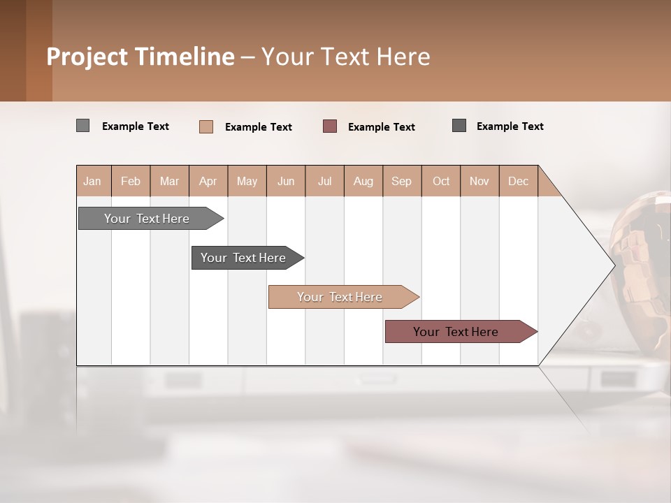 Illustration House Cityscape PowerPoint Template