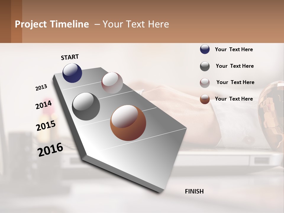 Illustration House Cityscape PowerPoint Template