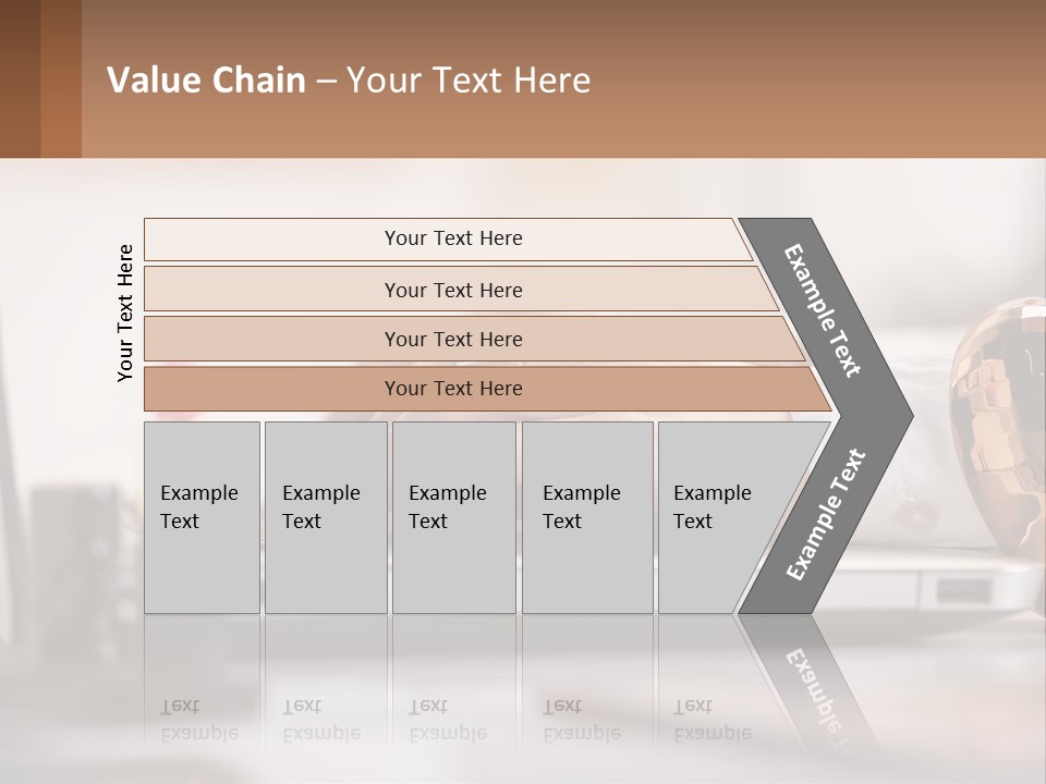 Illustration House Cityscape PowerPoint Template