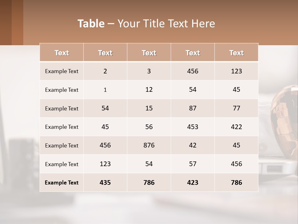Illustration House Cityscape PowerPoint Template