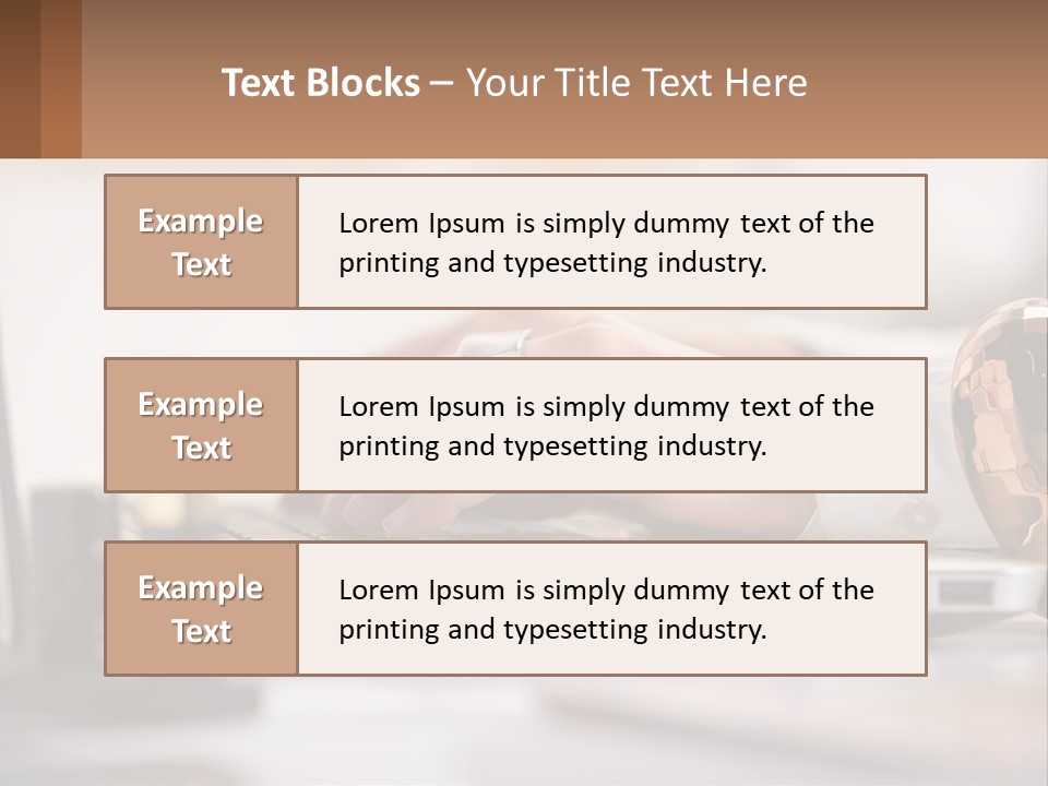 Illustration House Cityscape PowerPoint Template