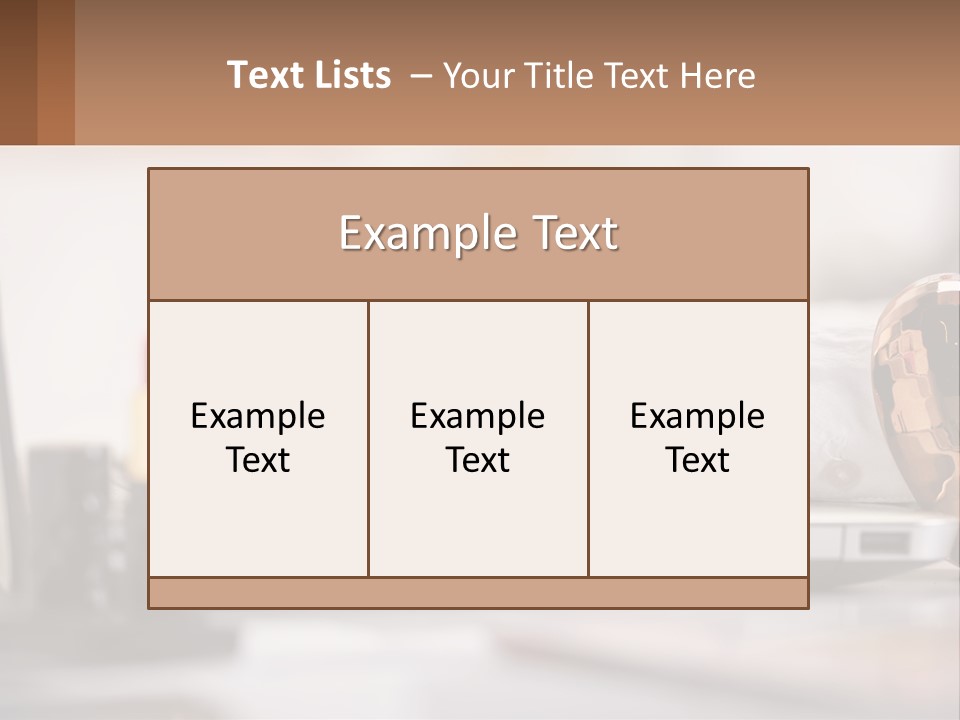 Illustration House Cityscape PowerPoint Template
