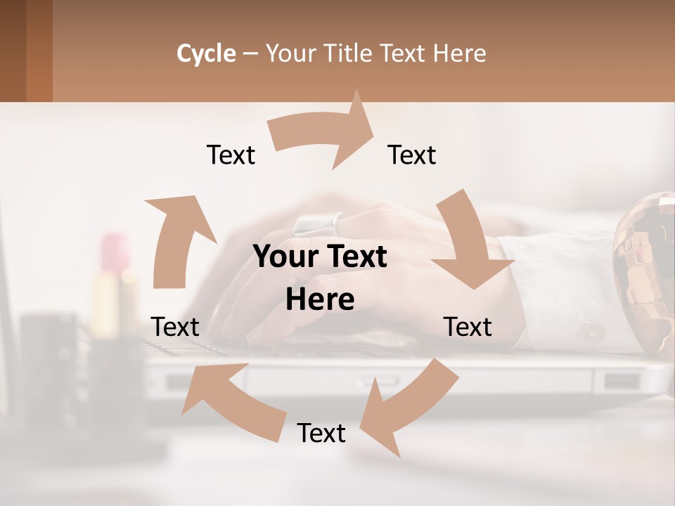 Illustration House Cityscape PowerPoint Template