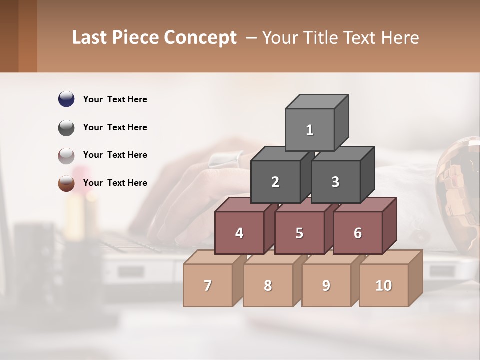 Illustration House Cityscape PowerPoint Template