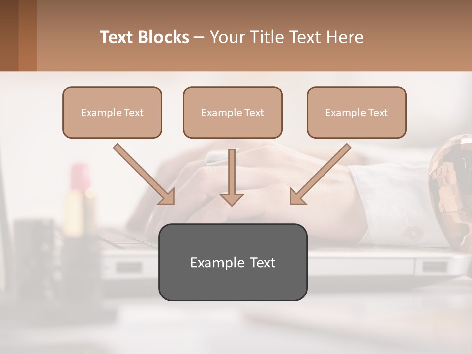 Illustration House Cityscape PowerPoint Template