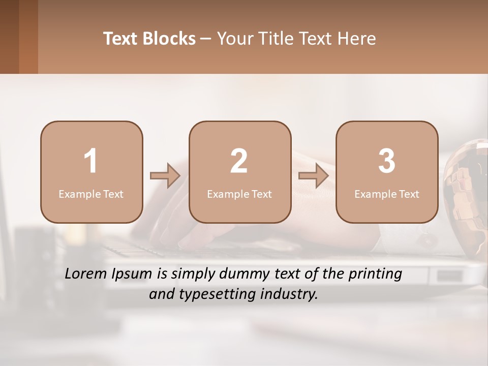 Illustration House Cityscape PowerPoint Template