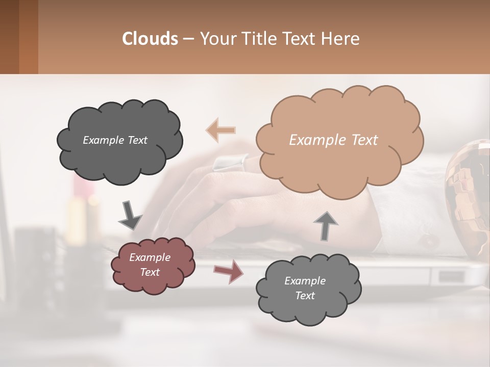 Illustration House Cityscape PowerPoint Template