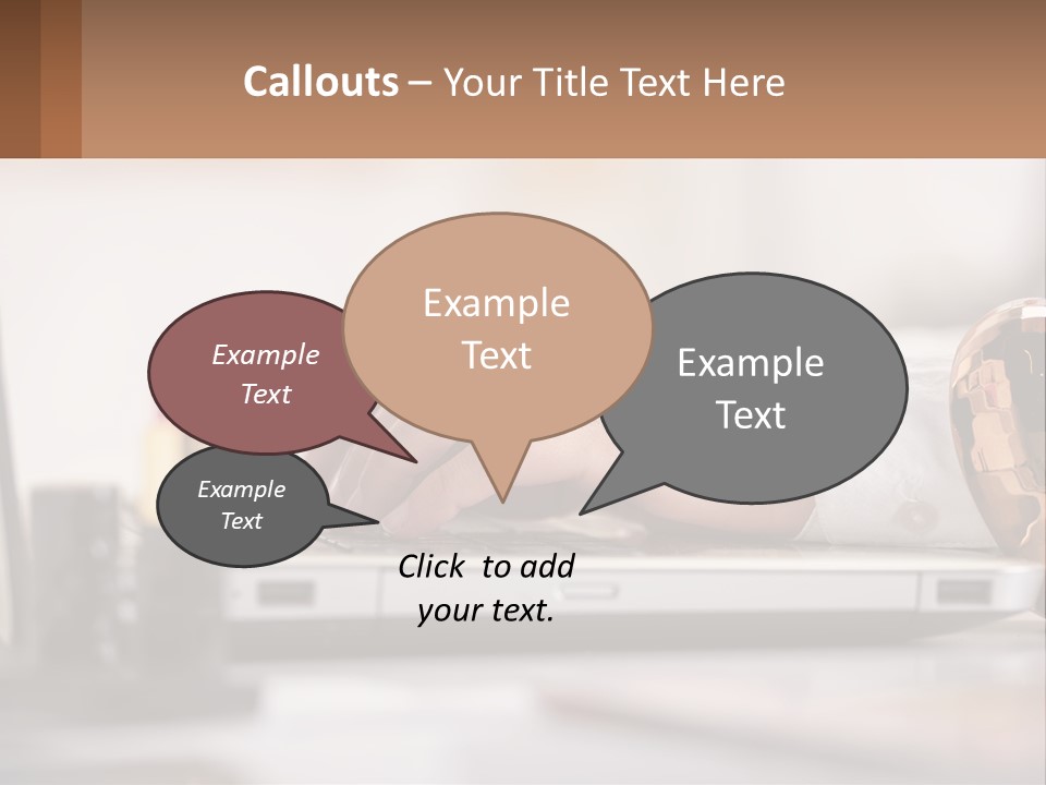 Illustration House Cityscape PowerPoint Template