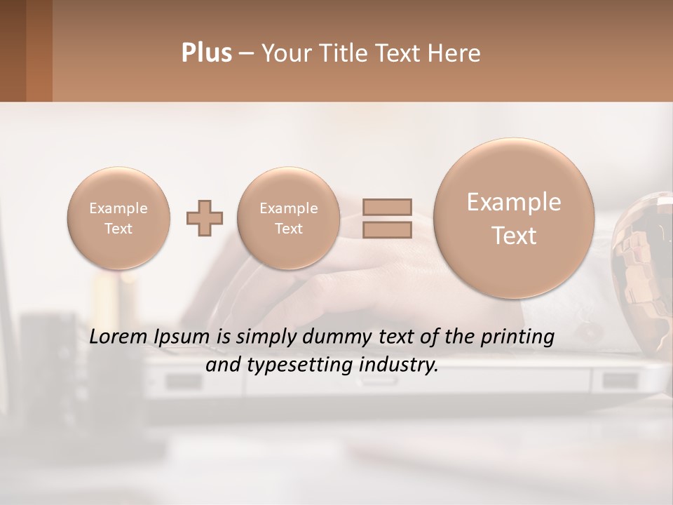 Illustration House Cityscape PowerPoint Template
